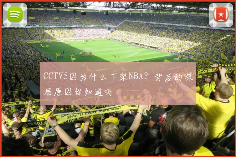 CCTV5因为什么下架NBA？背后的深层原因你知道吗